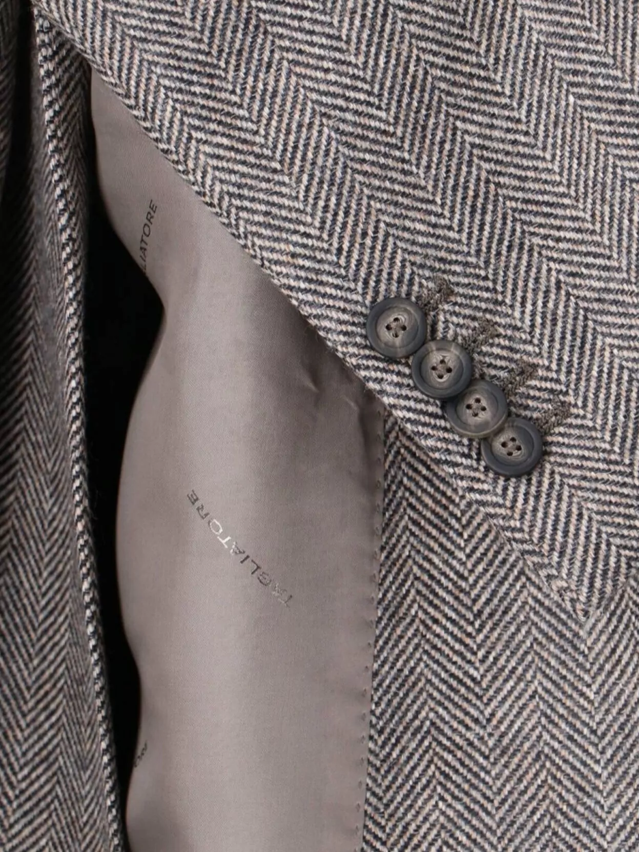 Tagliatore Tailored Blazer Flap Pockets In Gray