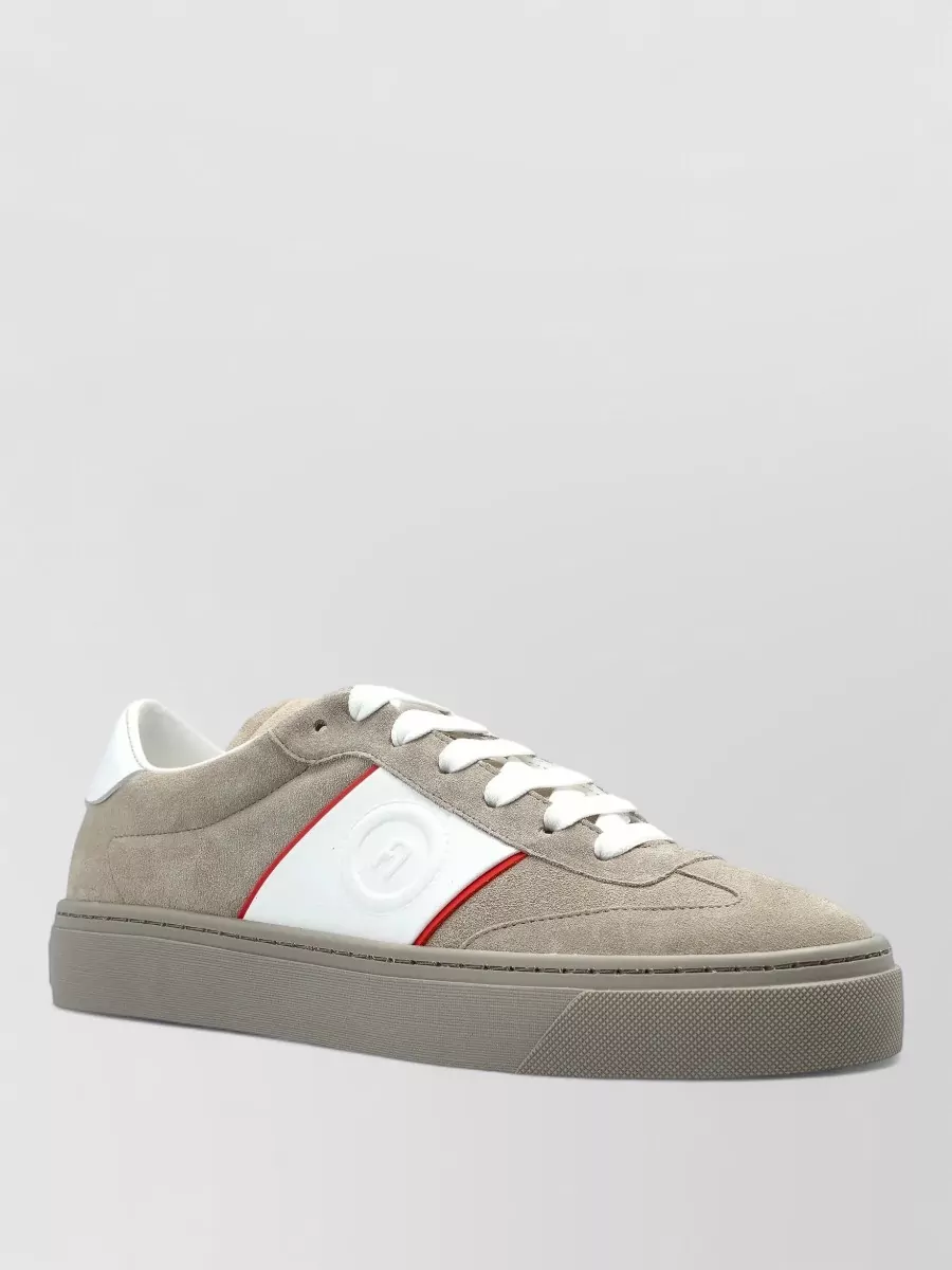 Furla Linen Low-Top Sneakers