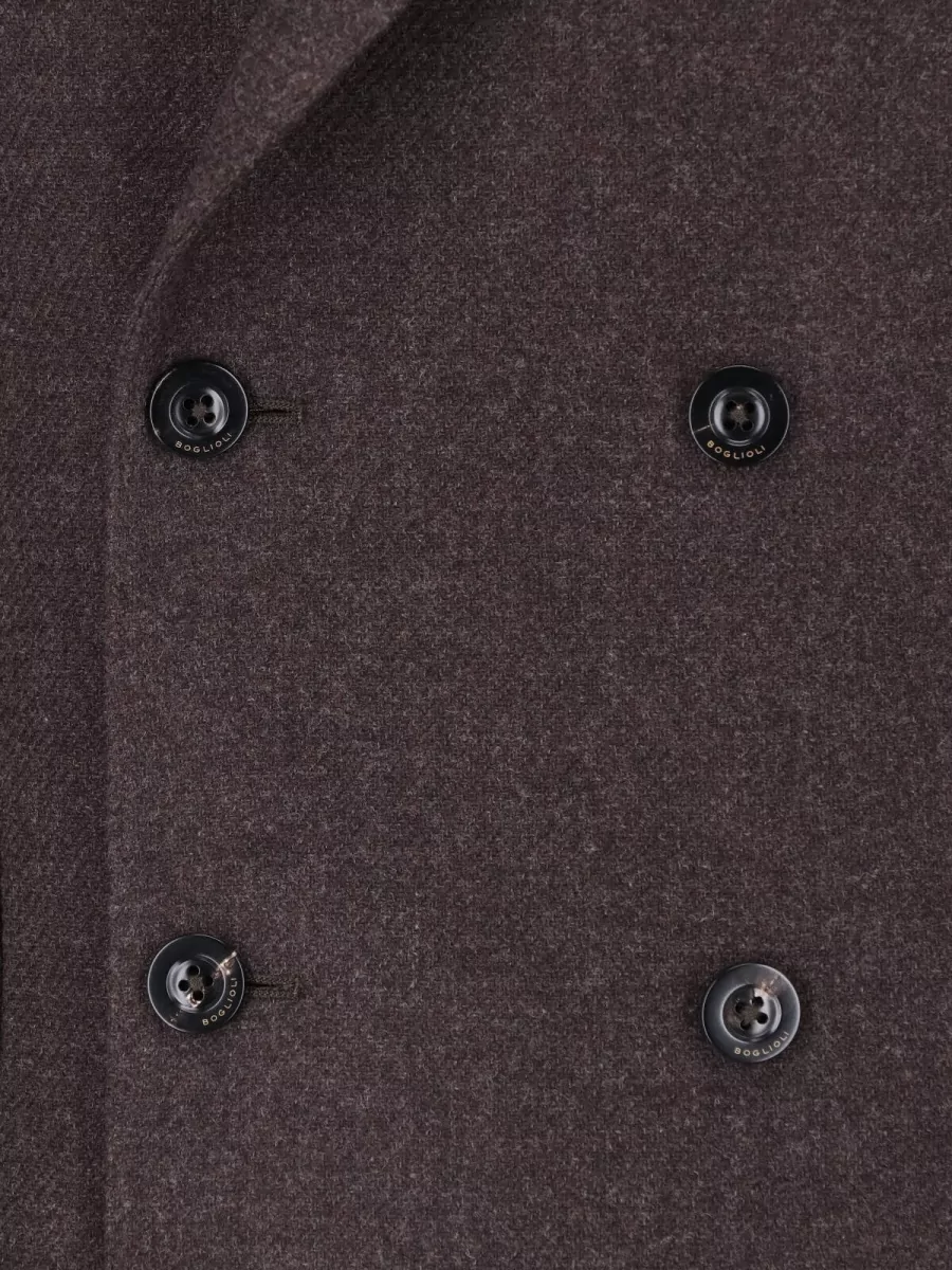 Boglioli Cashmere Wool Double Breasted Coat
