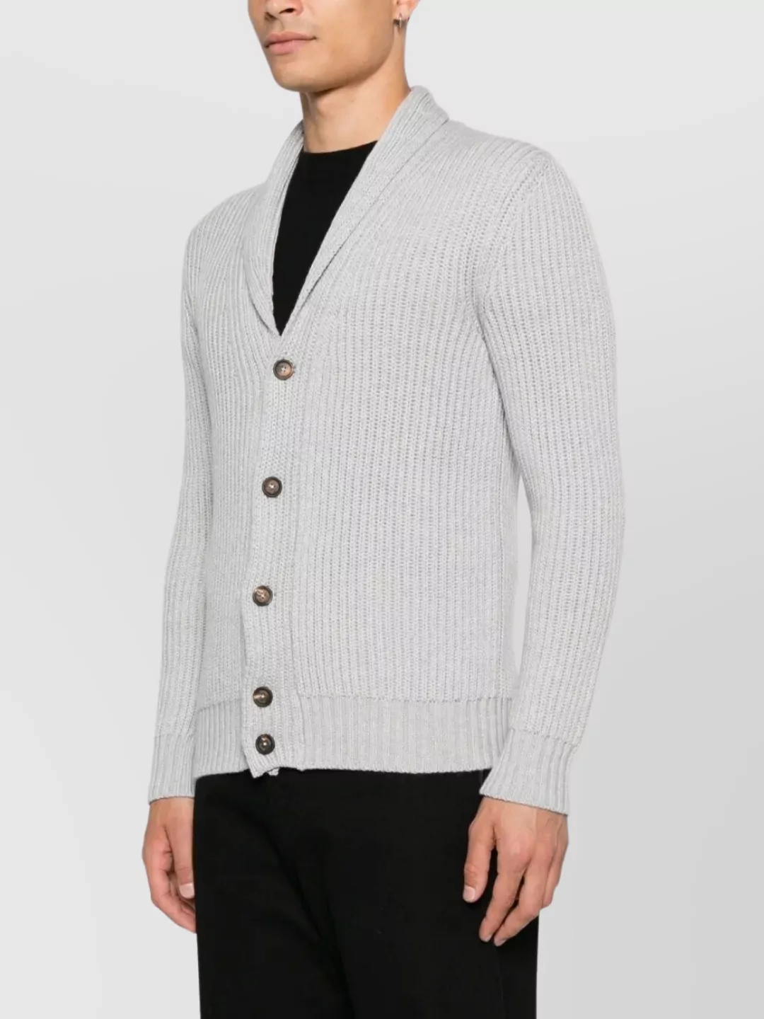 Eleventy Shawl Collar Cardigan Front Pockets