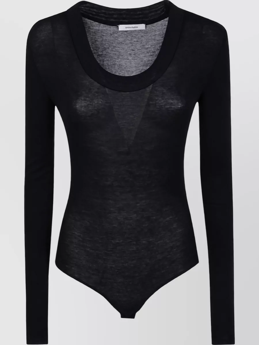 Entire Studios circle neck bodysuit