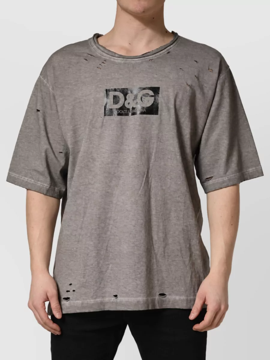 Dolce&Gabbana logo print cotton t-shirt