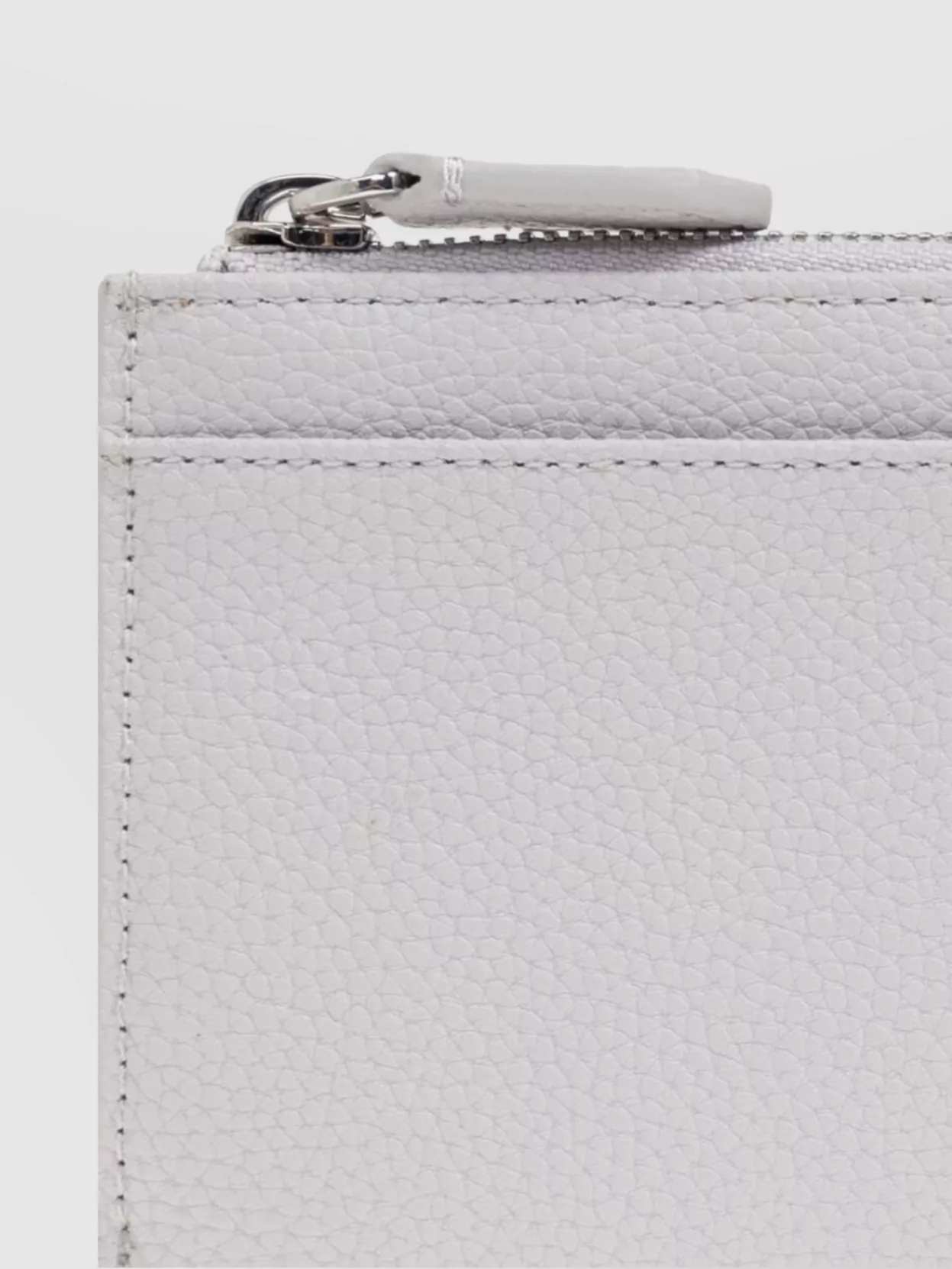 EMPORIO ARMANI TEXTURED FINISH ZIPPED CARD HOLDER