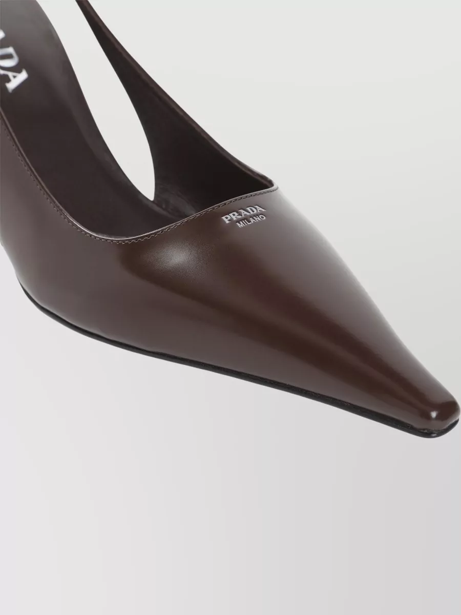 Prada Leather Slingback Pumps