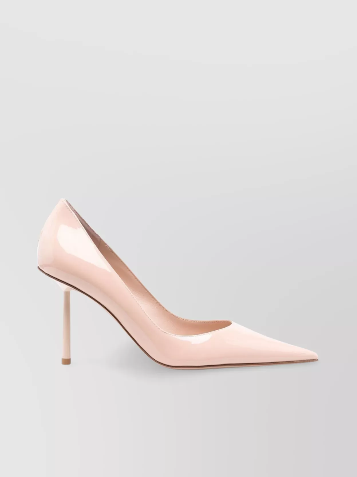 Shop Le Silla Pointed Toe Stiletto Mules In Calf Leather In Pastel