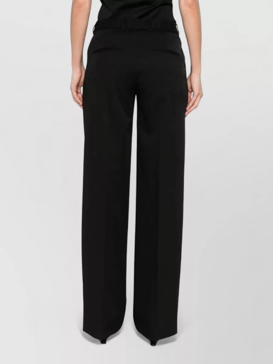 Cellar Door Cotton Wide-Leg Trousers