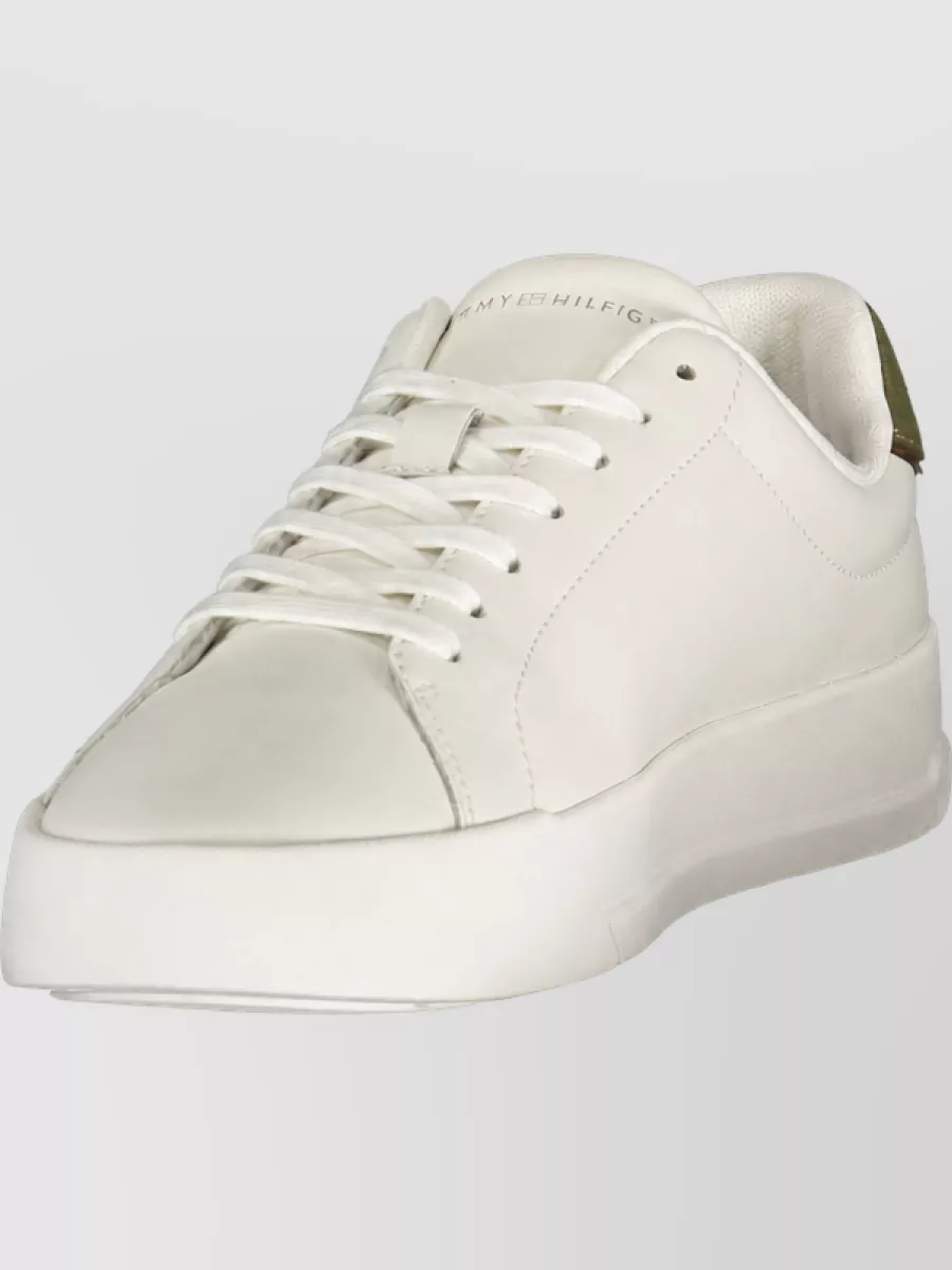 Tommy Hilfiger Leather Lace-Up Sneakers