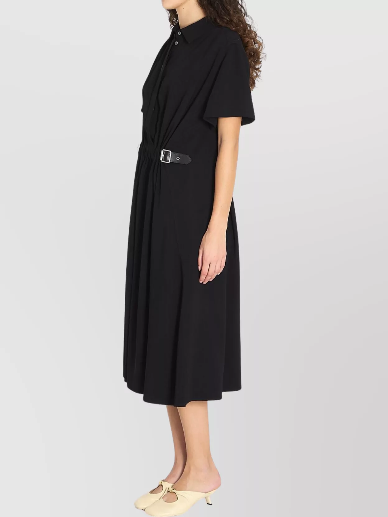 Loewe Midi Dress Featuring Belted Waist