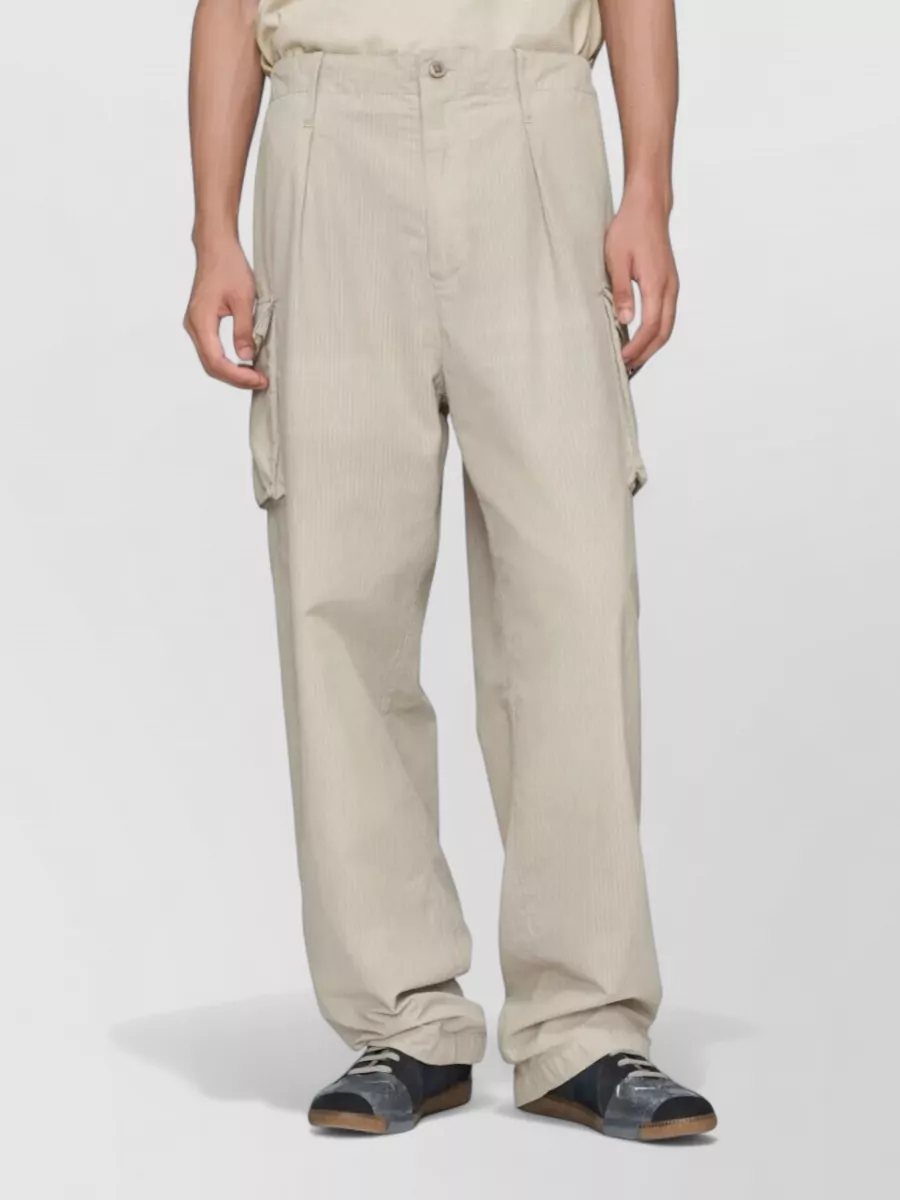 Maison Margiela Pinstripe Cargo Trousers