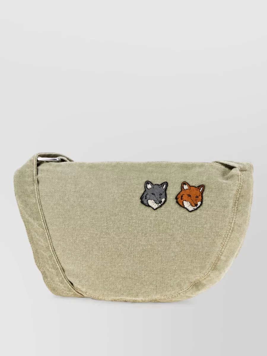 Maison Kitsuné denim belt bag