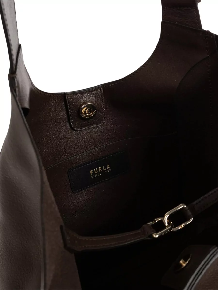 Furla Medium Grained Leather Shoulder Bag