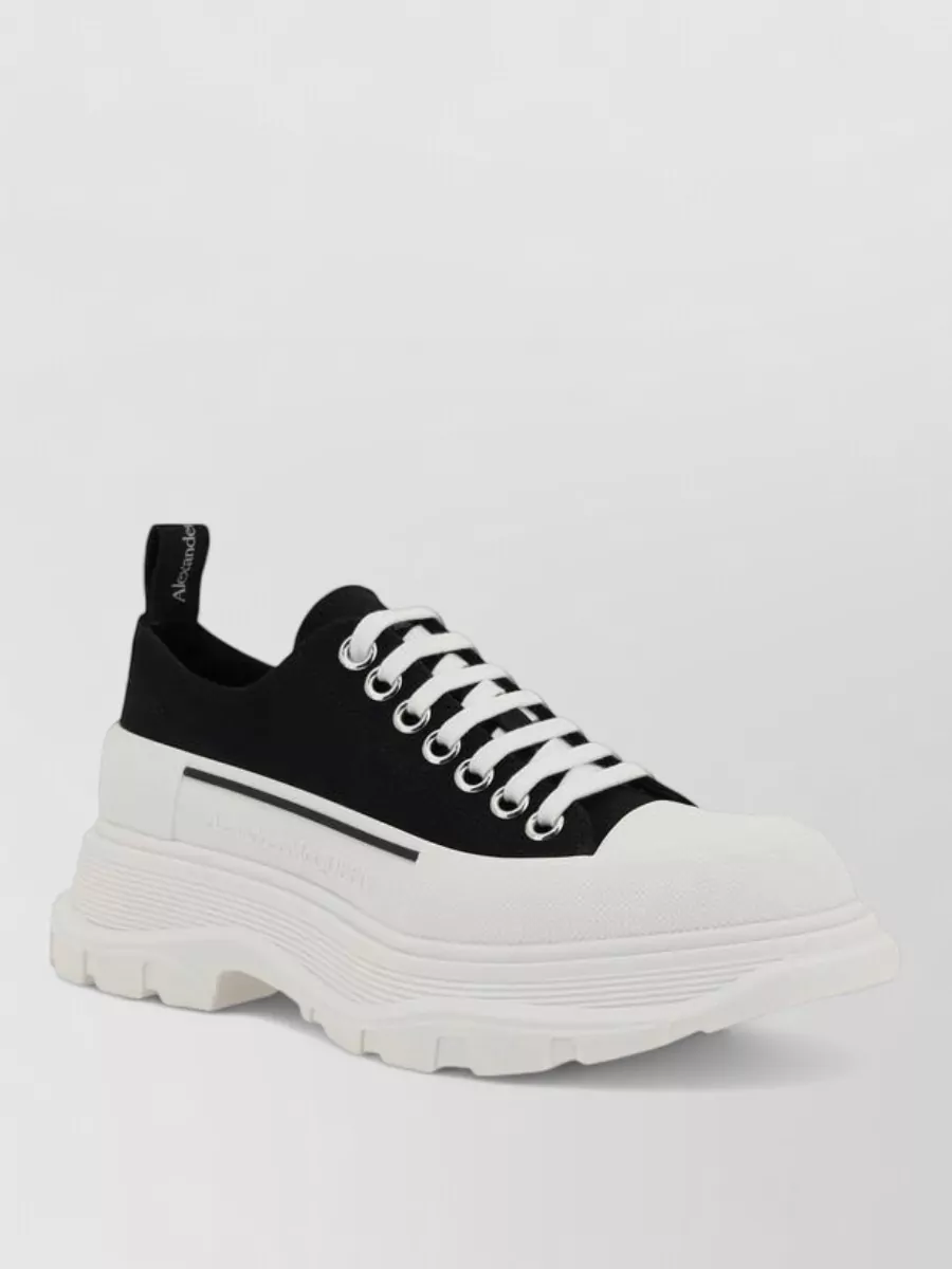 Alexander McQueen rubber platform lace-up sneakers
