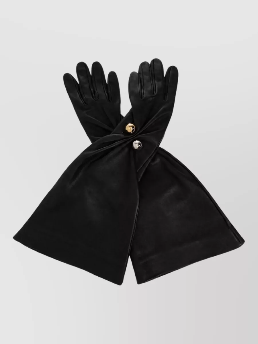 Lanvin lamb leather long gloves