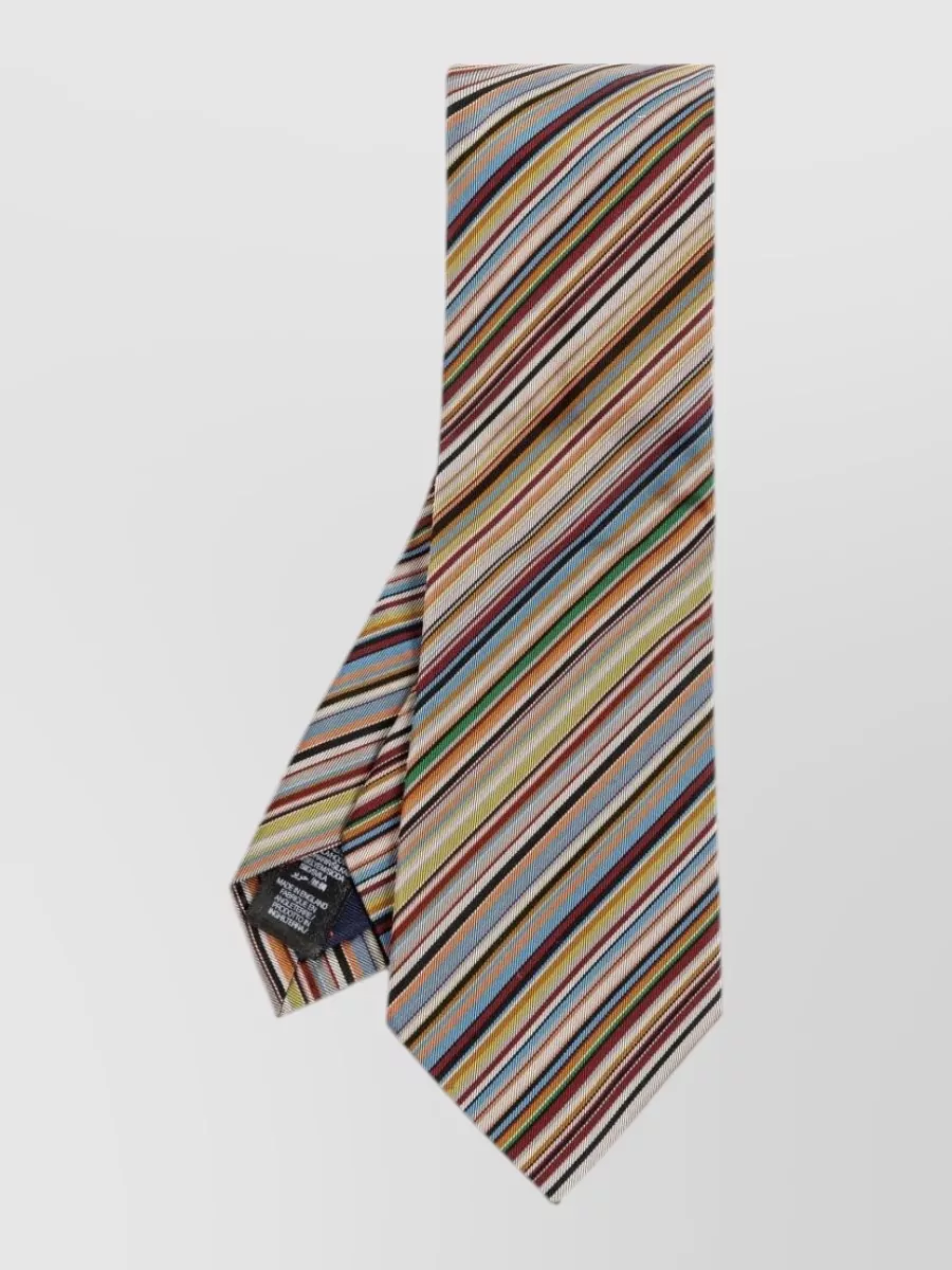 Paul Smith silk signature stripe tie