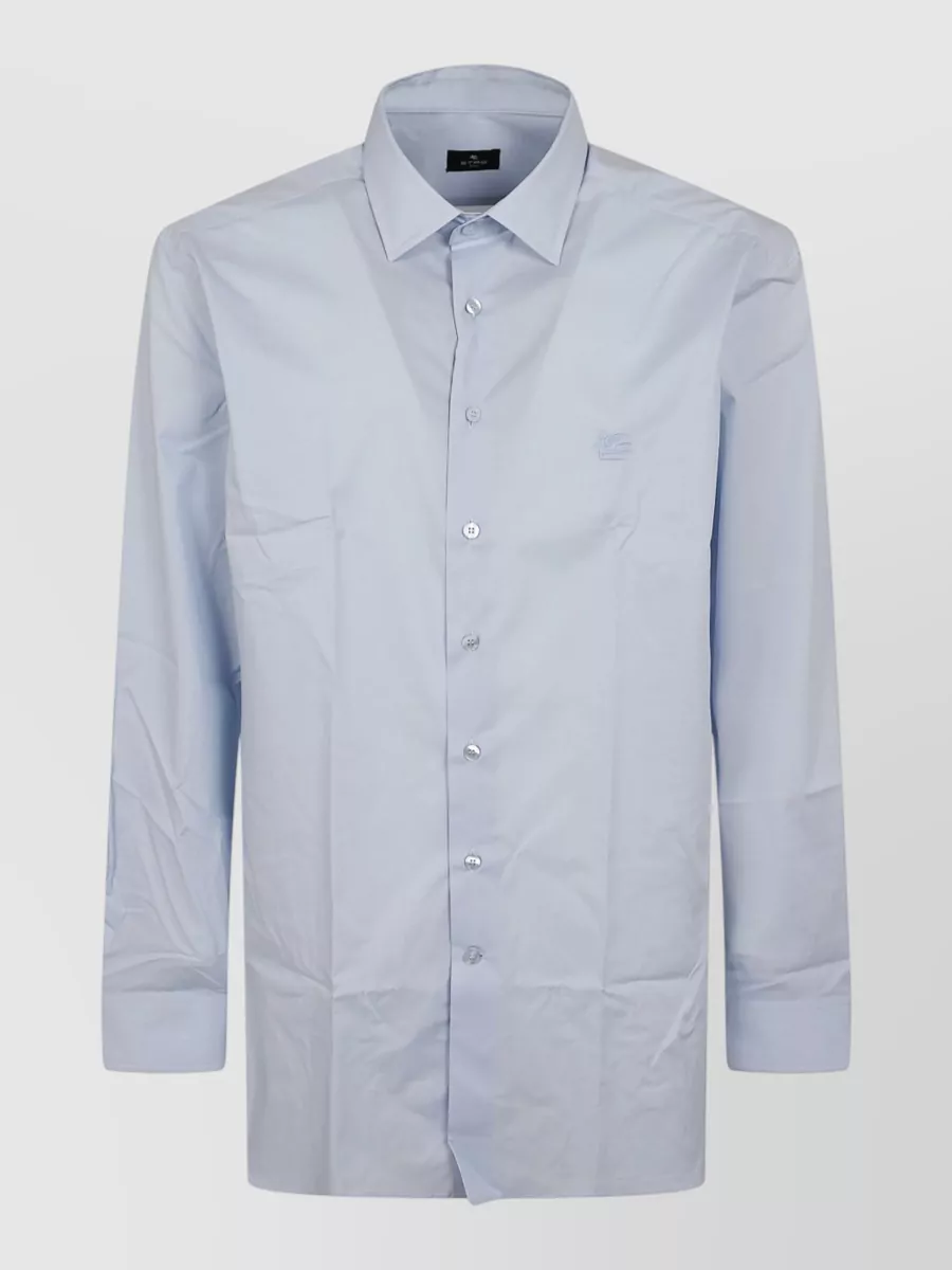 Etro stretch poplin shirt