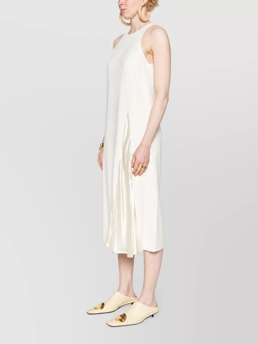 Erika Cavallini Sleeveless Flared Midi Dress