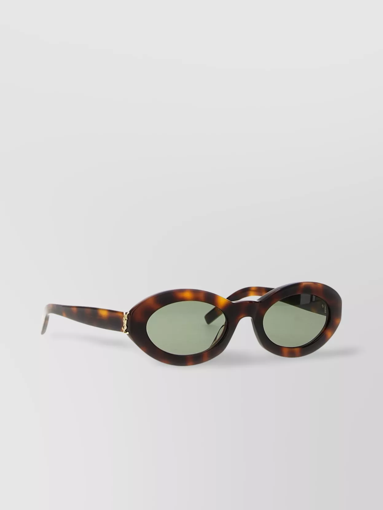 Saint Laurent 'M136' Oval Frame Sunglasses