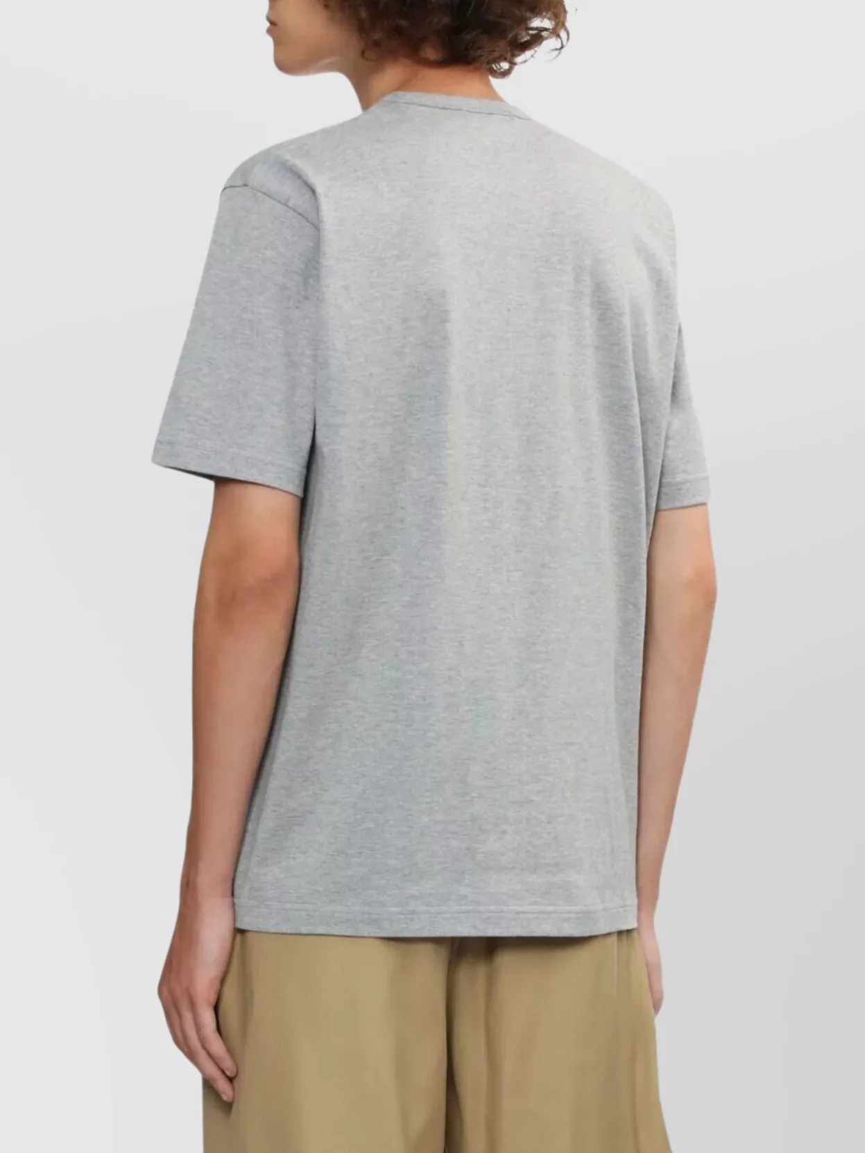Comme Des Garçons Homme Crew Neck Short Sleeve Straight Hem T-Shirt