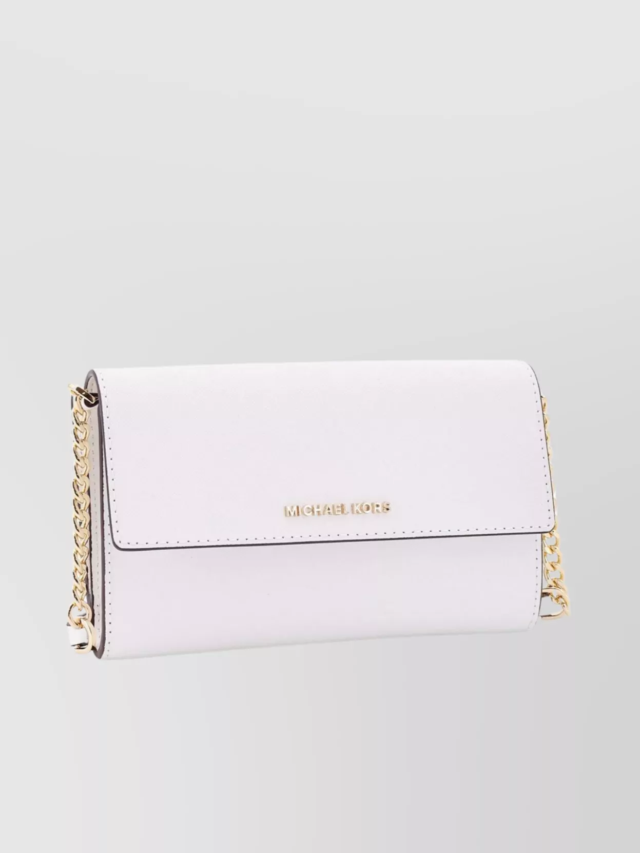 Michael Kors Monogrammed Leather Shoulder Bag With Adjustable Strap