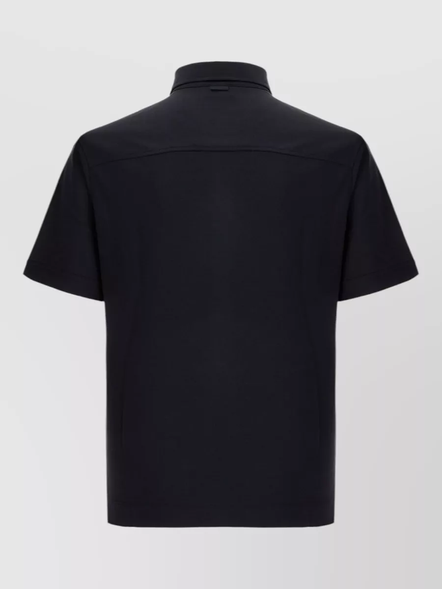 Zegna Silk Polo Shirt