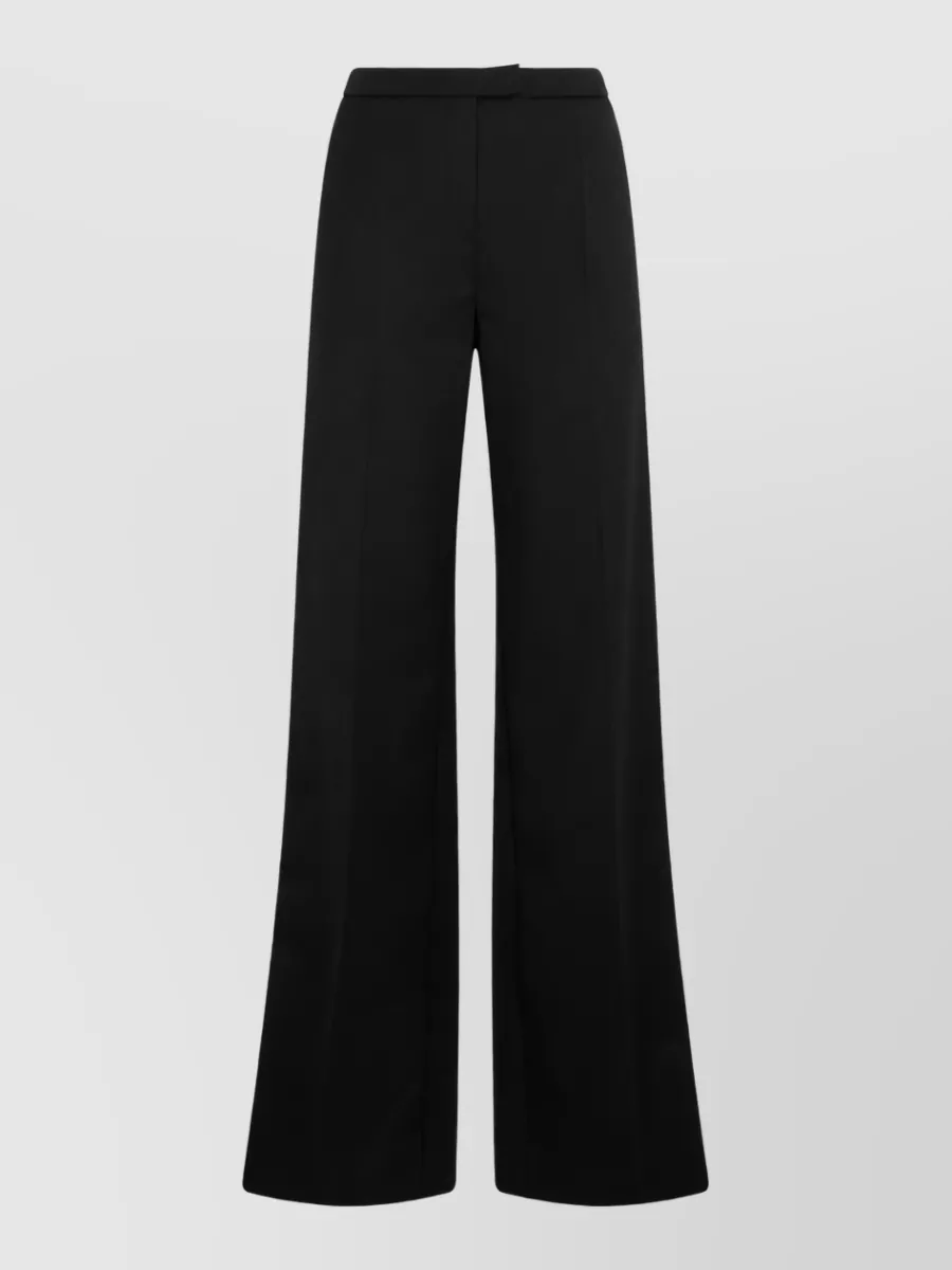 Elisabetta Franchi virgin wool blend wide-leg suit trousers
