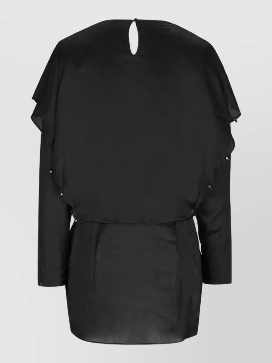 Isabel Marant Viscose Crystal Embellished Mini Dress
