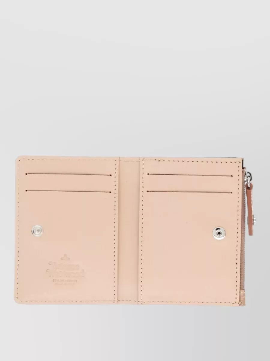Vivienne Westwood Textured Finish Leather Purse And Cardholder