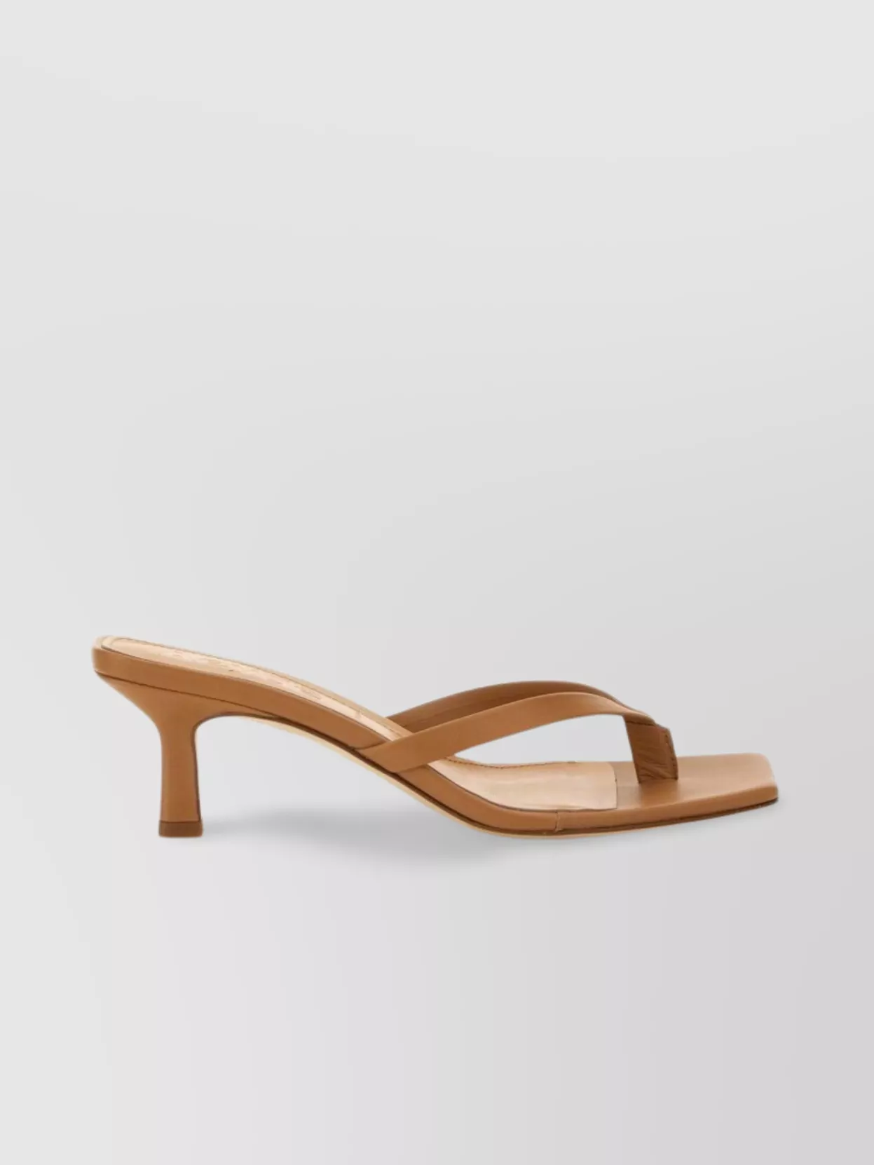 Aeyde Square Toe Mid Heel Sandals