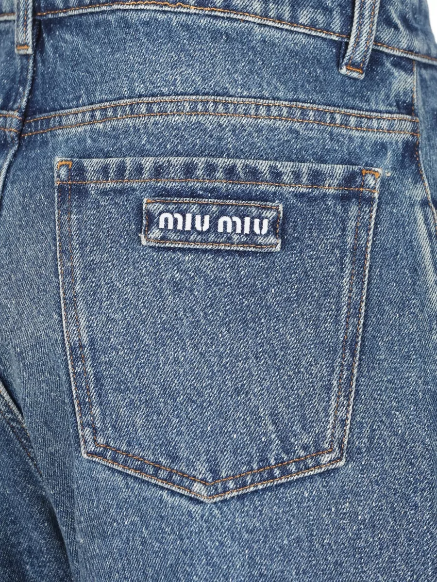 Miu Miu Straight-Leg Denim Jeans