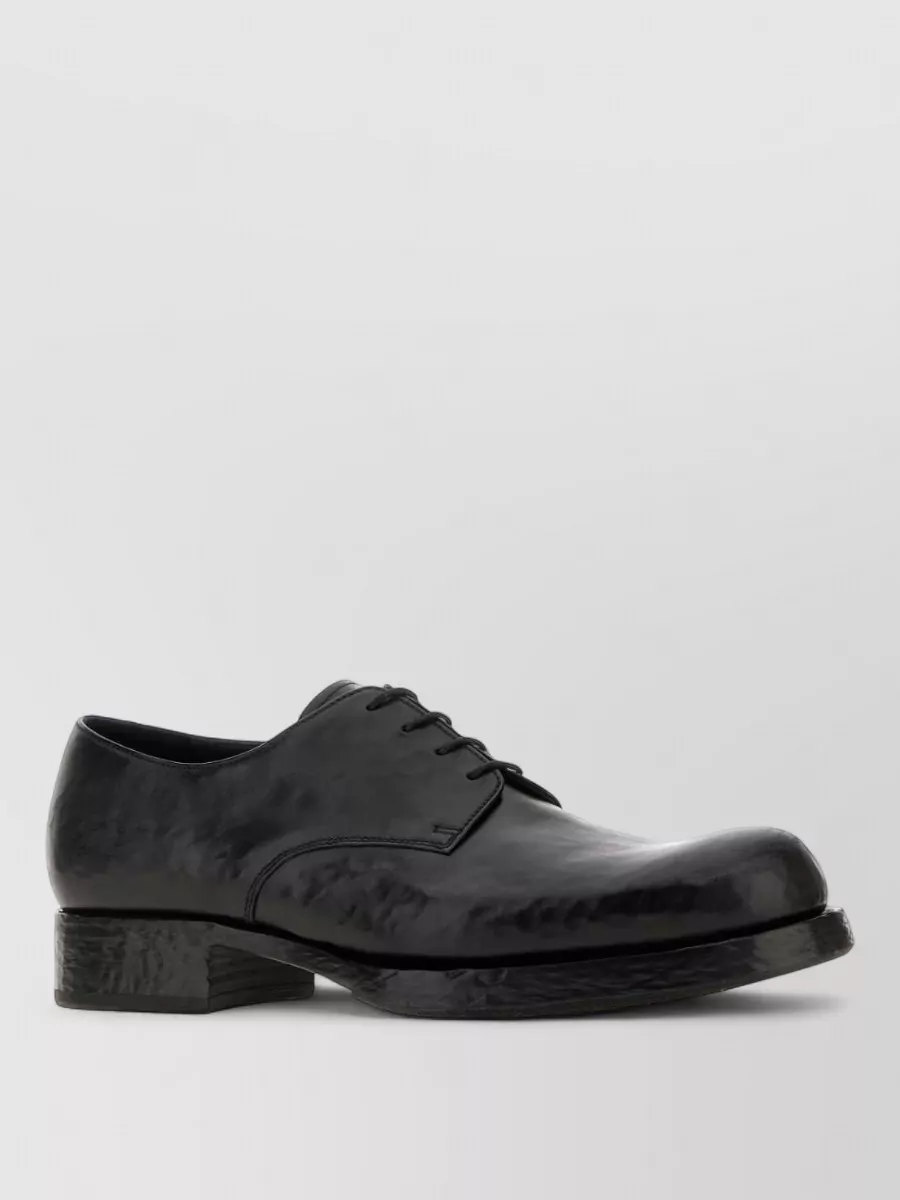 Prada leather lace-up shoes