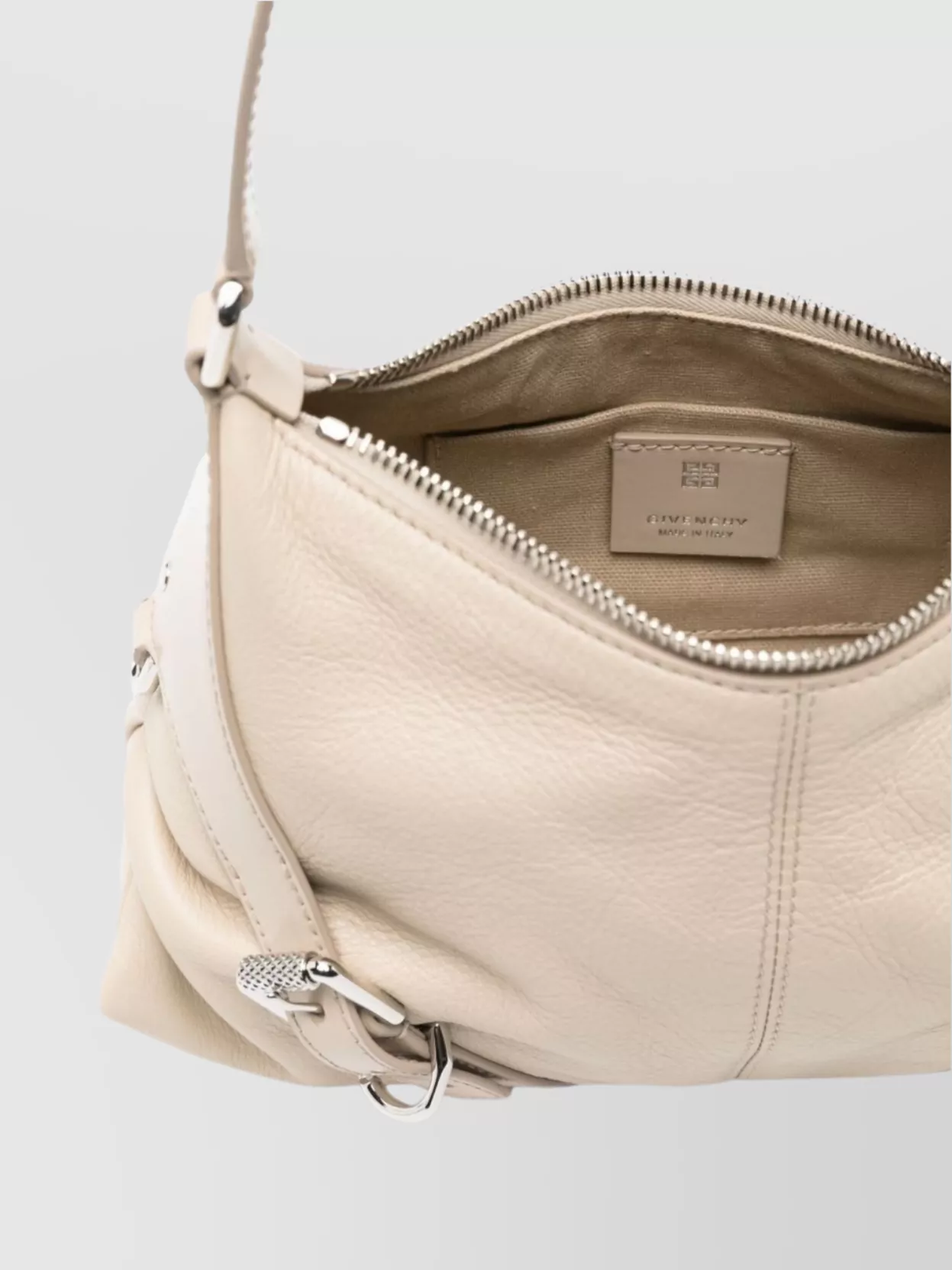 Givenchy Leather Shoulder Bag With Adjustable Strap