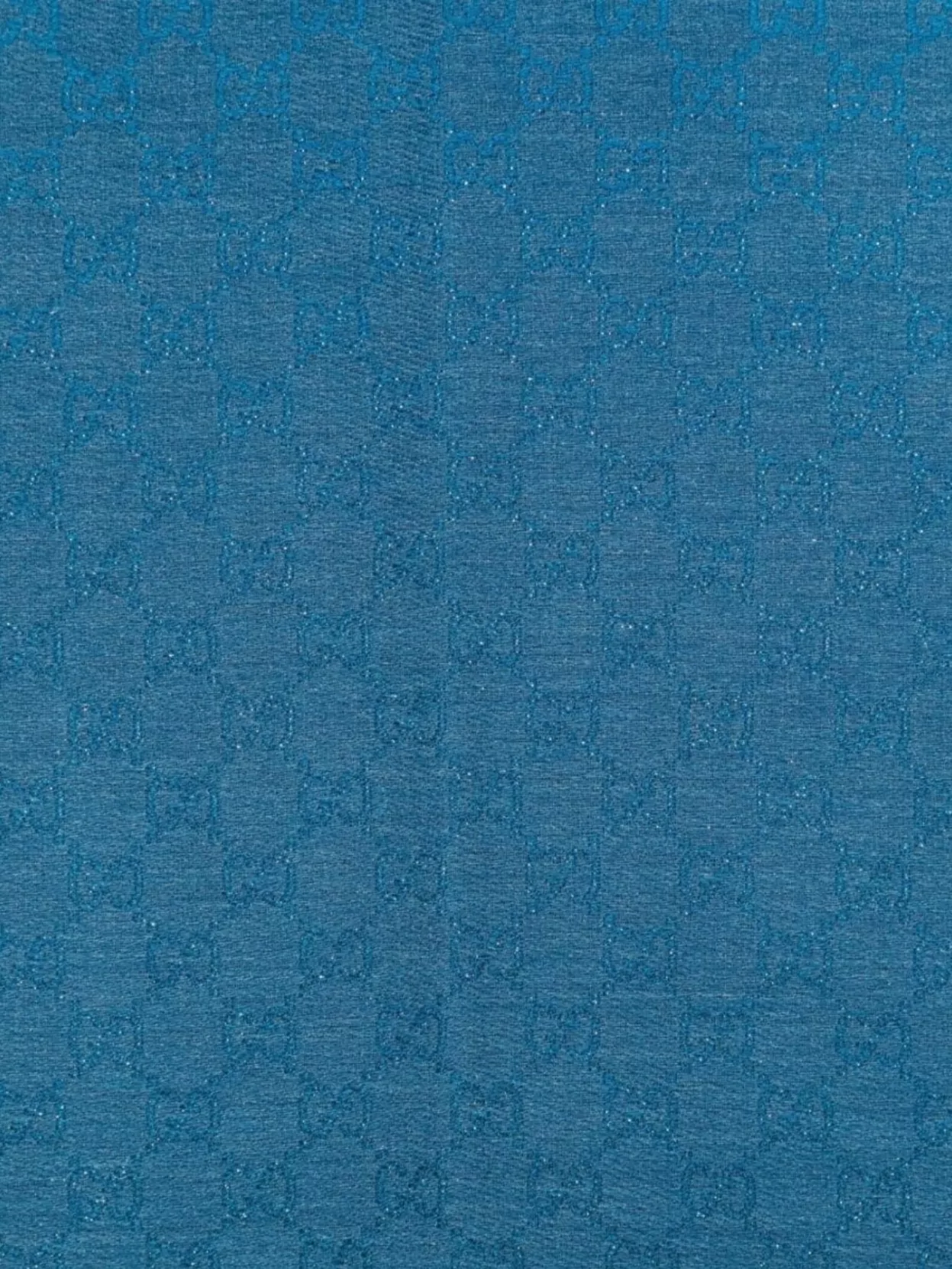 Gucci Lamé Shawl Fringed Edges