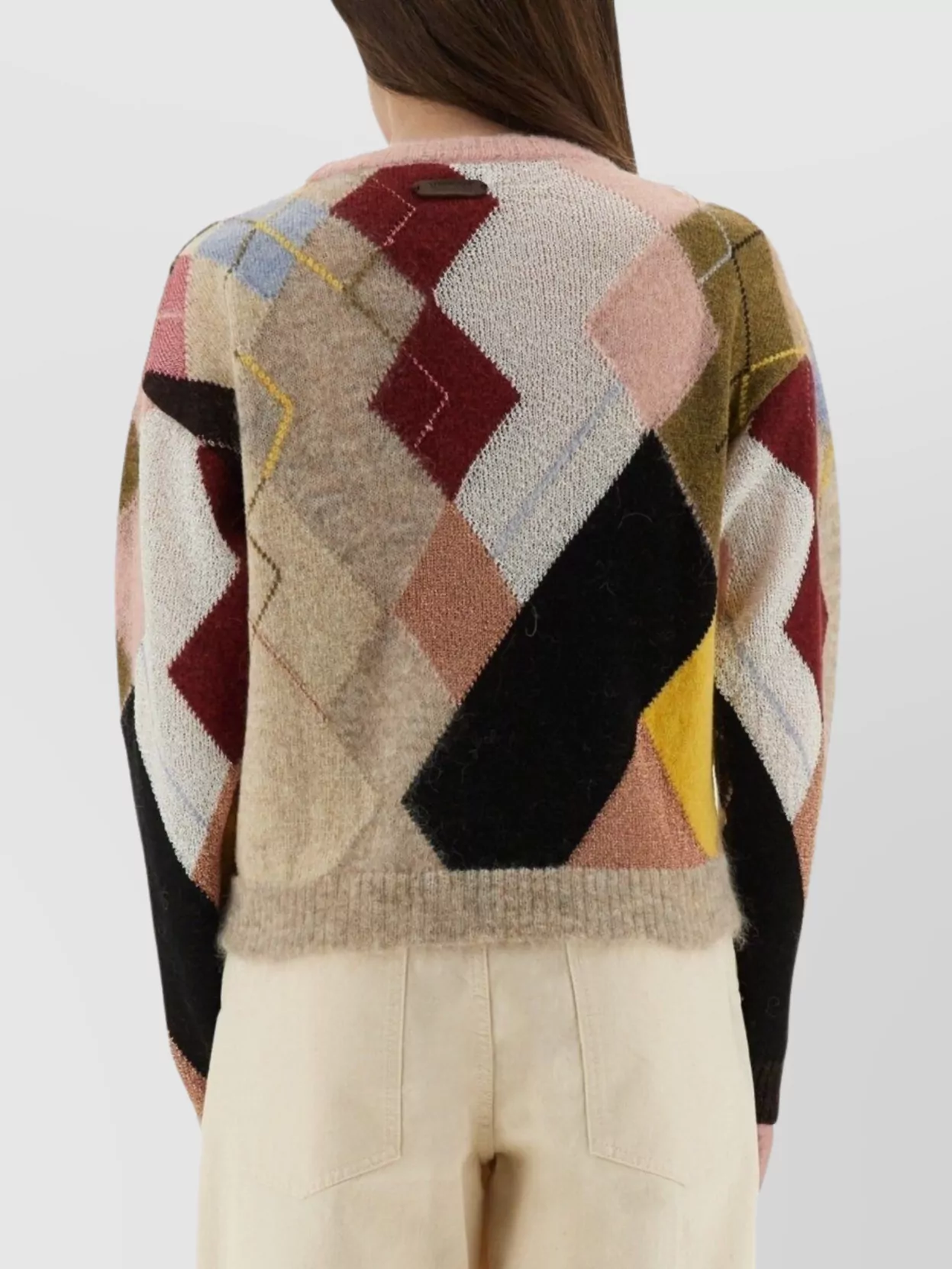 Moschino Knitwear Crew Neck Long Sleeves Soft Texture