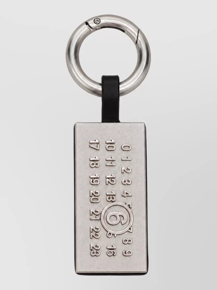 Mm6 Maison Margiela leather keyring