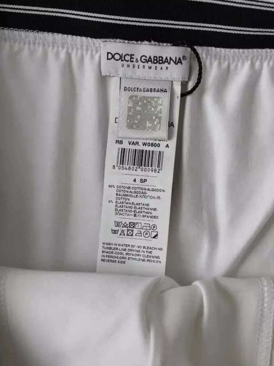 Dolce&Gabbana Cotton Blend Regular Boxer Briefs