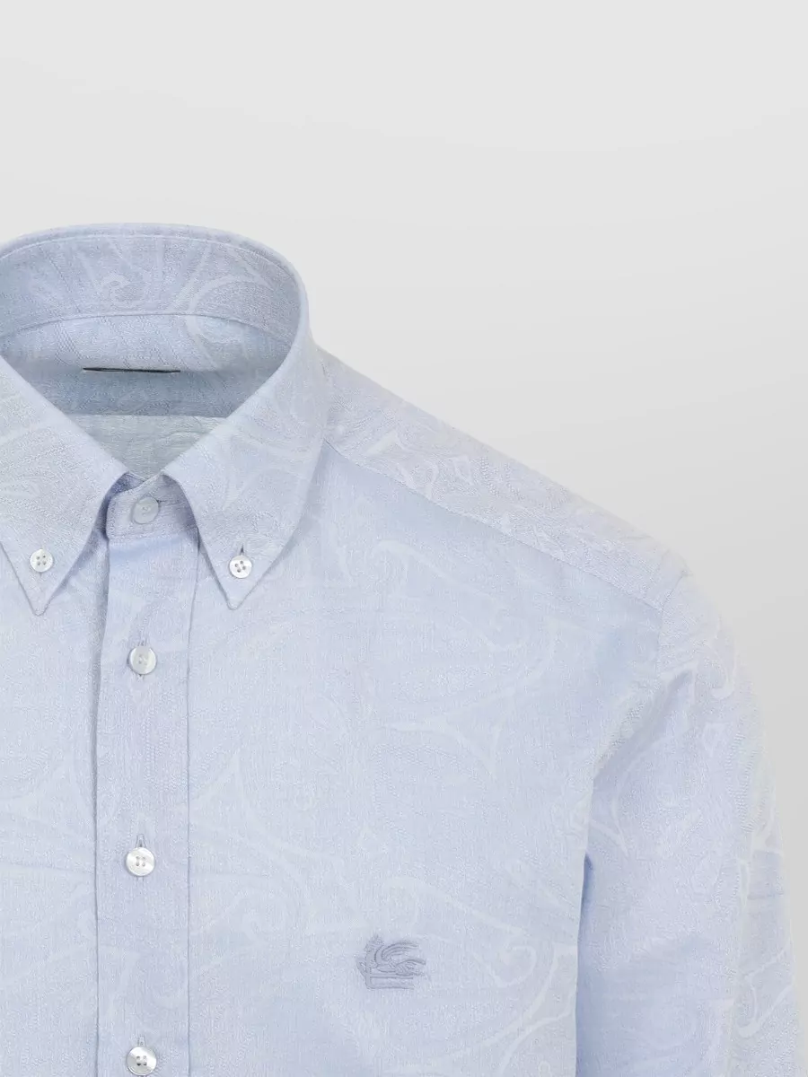 Etro Roma Logo Shirt Long Sleeves Buttondown