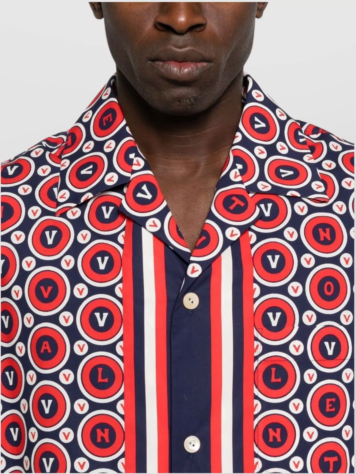 Valentino Royal Bubbles Cotton Shirt