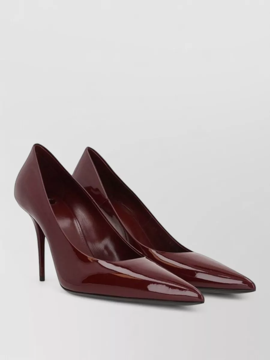 Saint Laurent Leather platform pumps