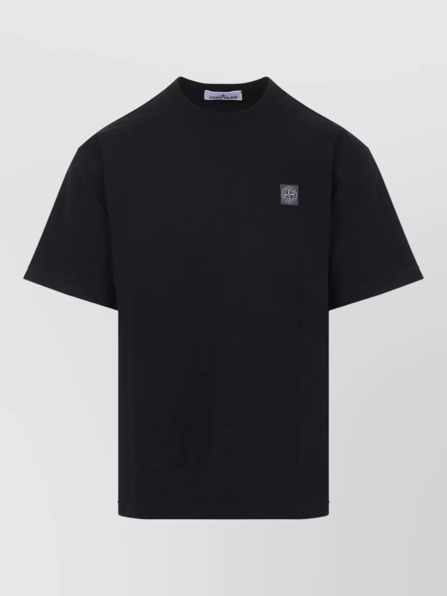 Stone Island Short Sleeve Crew Neck Cotton T Shirt