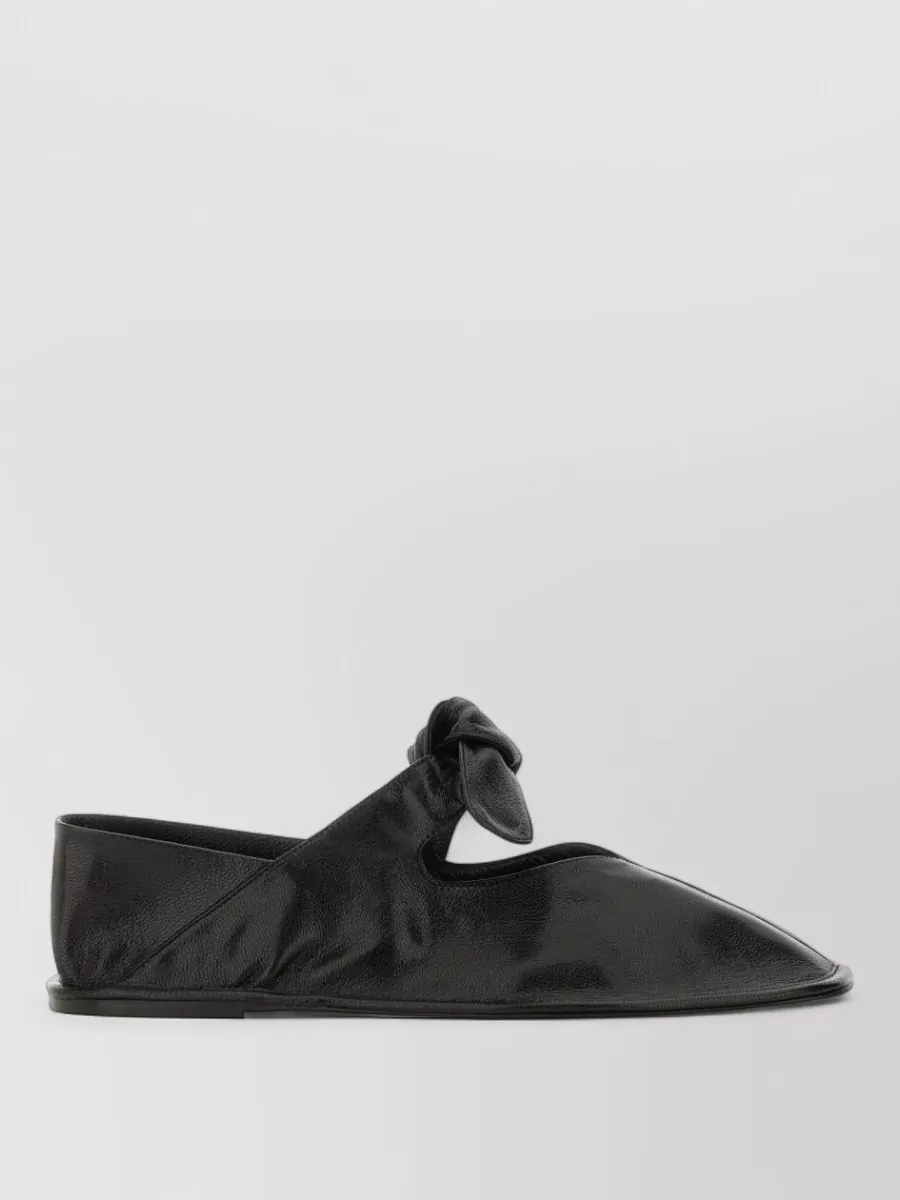Hereu leather ballerina shoes