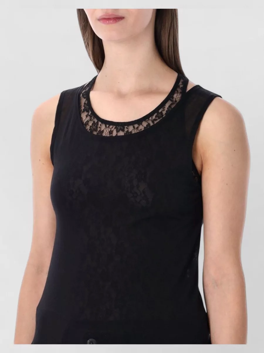 Our Legacy Reversible Lace-Layer Tank Top