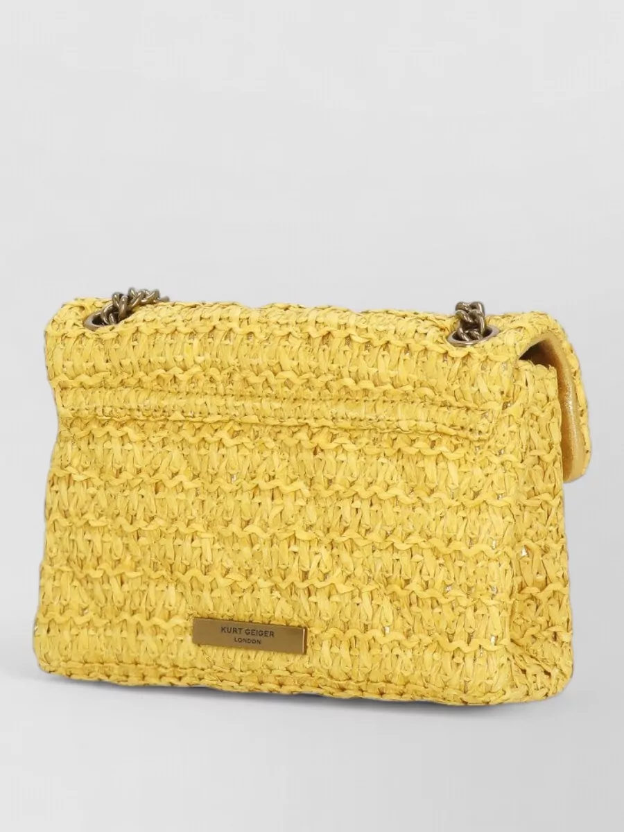 Kurt Geiger Raffia Shoulder Bag
