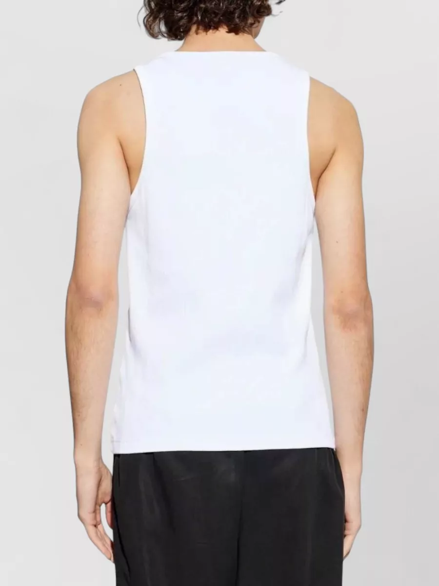 Casablanca Ribbed Tank Top