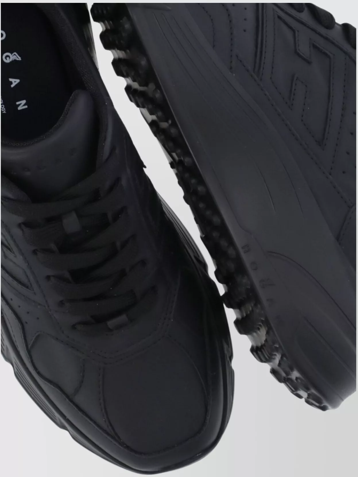 Hogan Low Sneakers With Round Toe And Rubber Sole