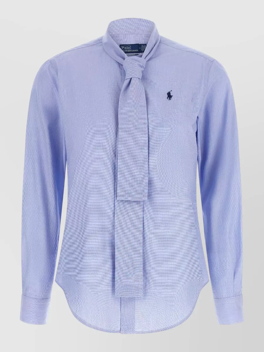 Polo Ralph Lauren cotton bow-collar shirt