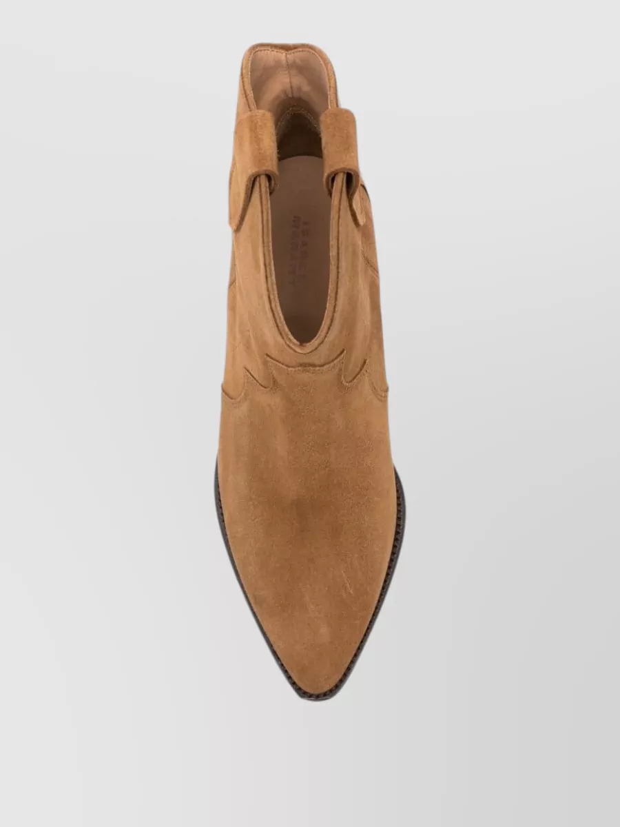 Isabel Marant Suede Leather Cowboy Boots