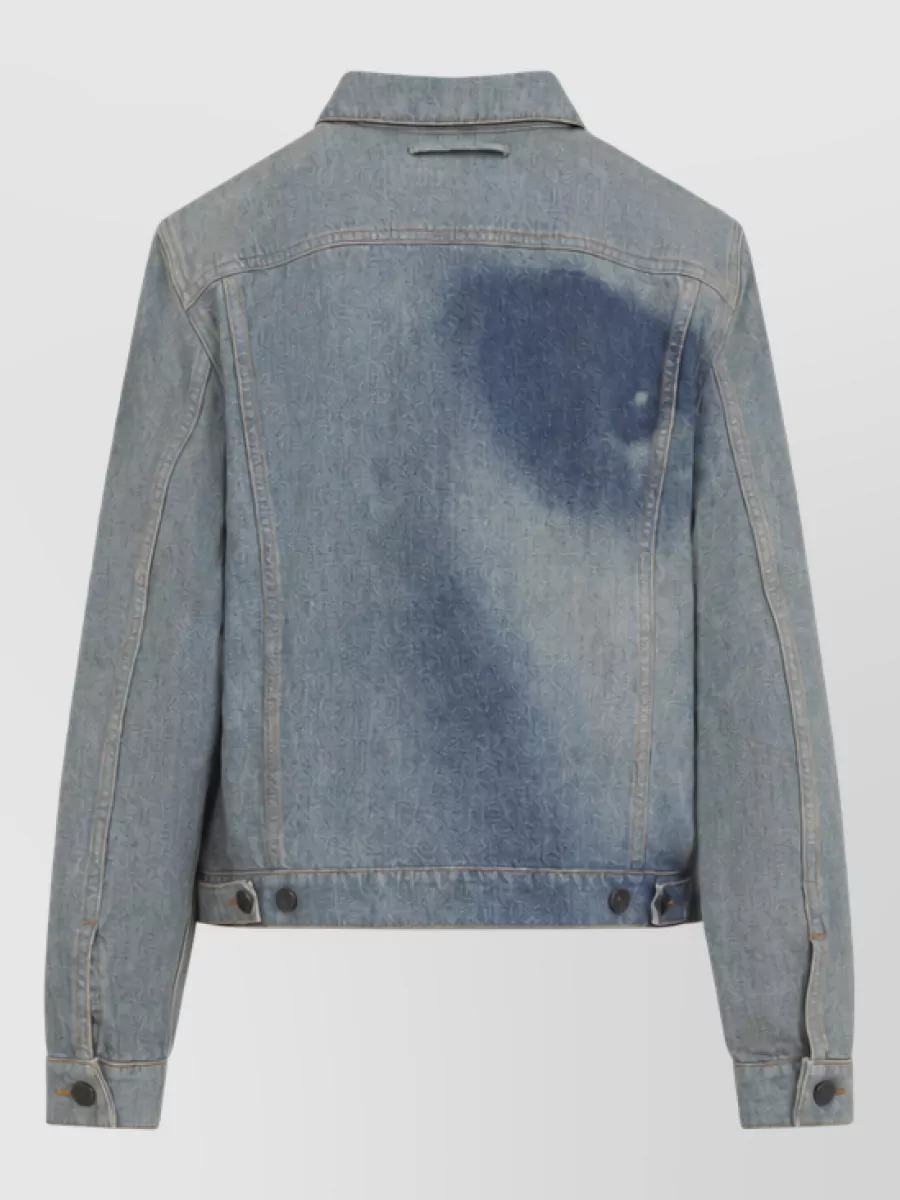 Jean Paul Gaultier Face Print Denim Jacket