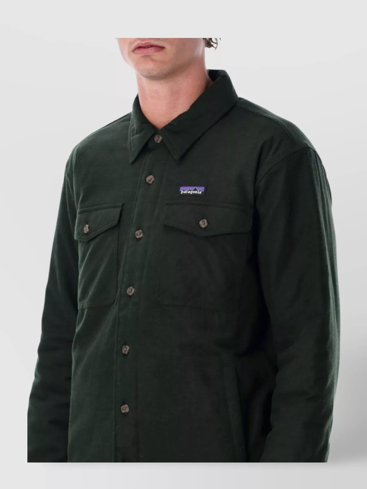 Patagonia Flannel Shirt With Collared Design And Pockets