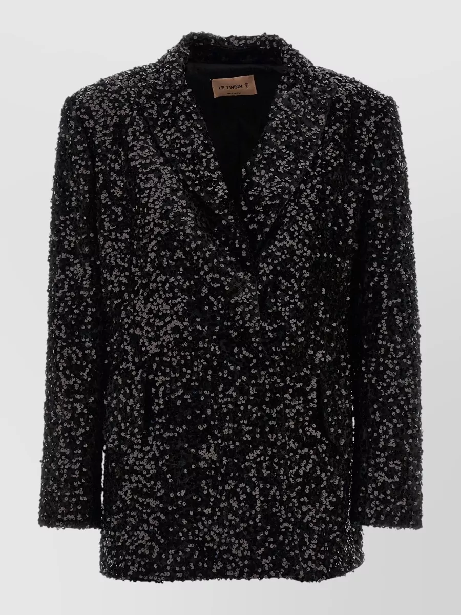 Le Twins sequined double-breasted blazer