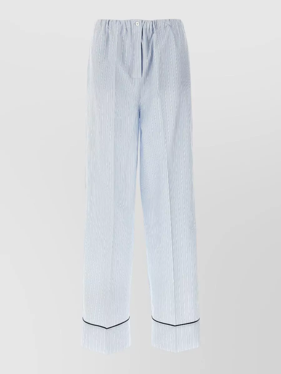 Prada striped straight-leg pyjama bottoms